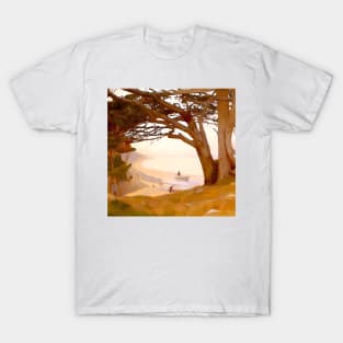 Beach through Gnarled Trees T-Shirt